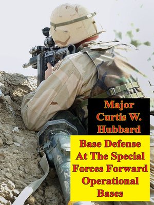 cover image of Base Defense At the Special Forces Forward Operational Bases